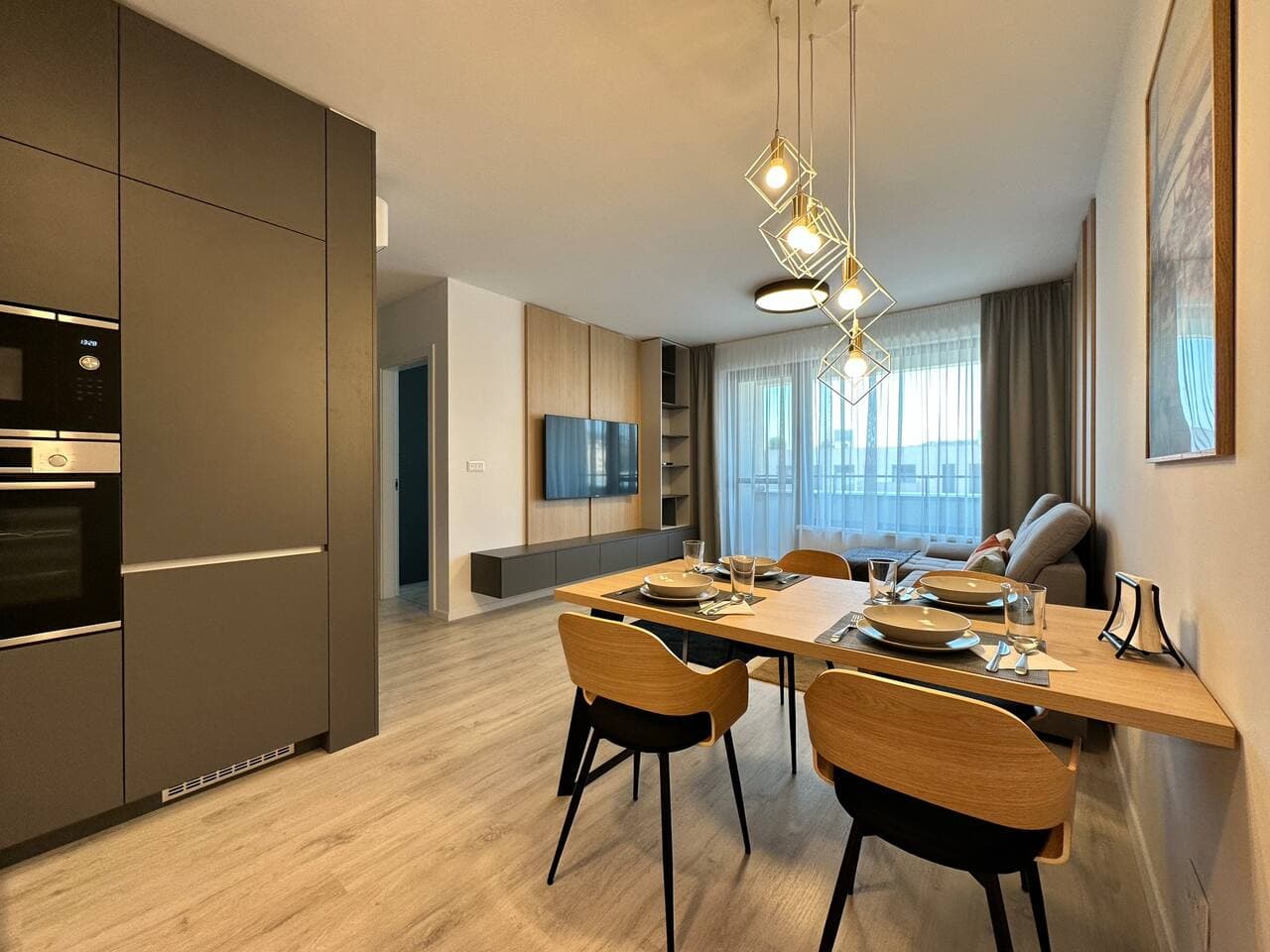 Nivy, parking, close to the city center