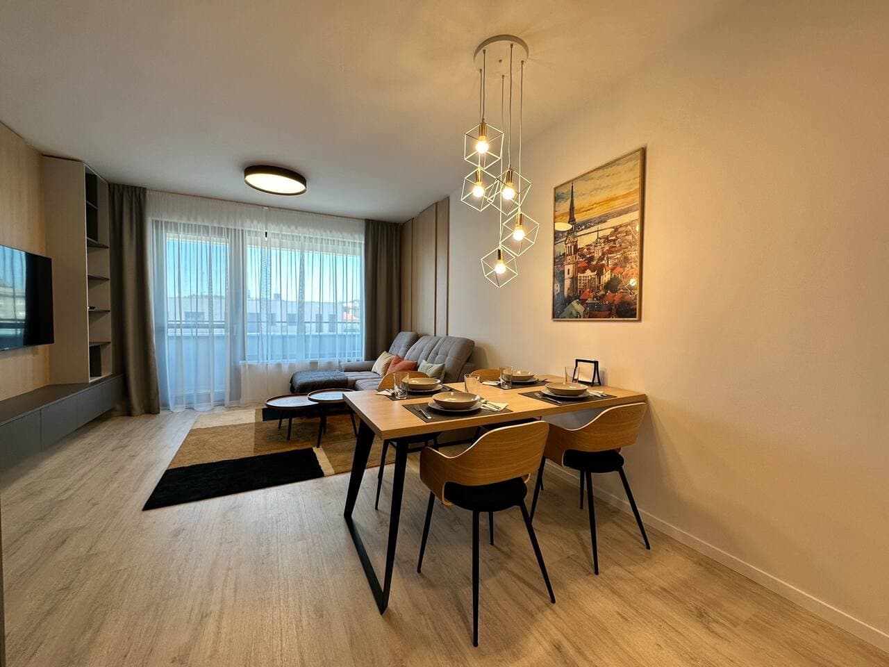 Nivy, parking, close to the city center
