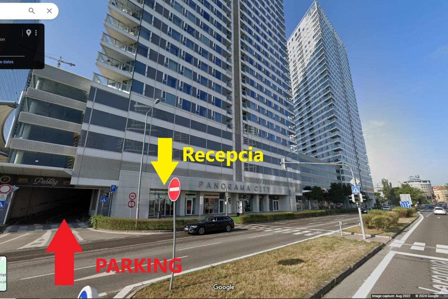 Na Dunaji, v centre pri Eurovea, parkovanie v cene