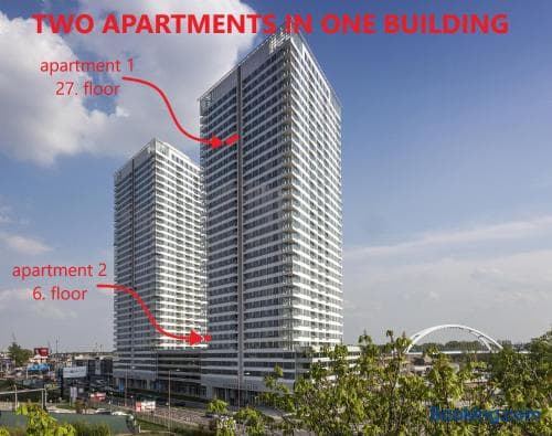 2 apartments in the DownTown