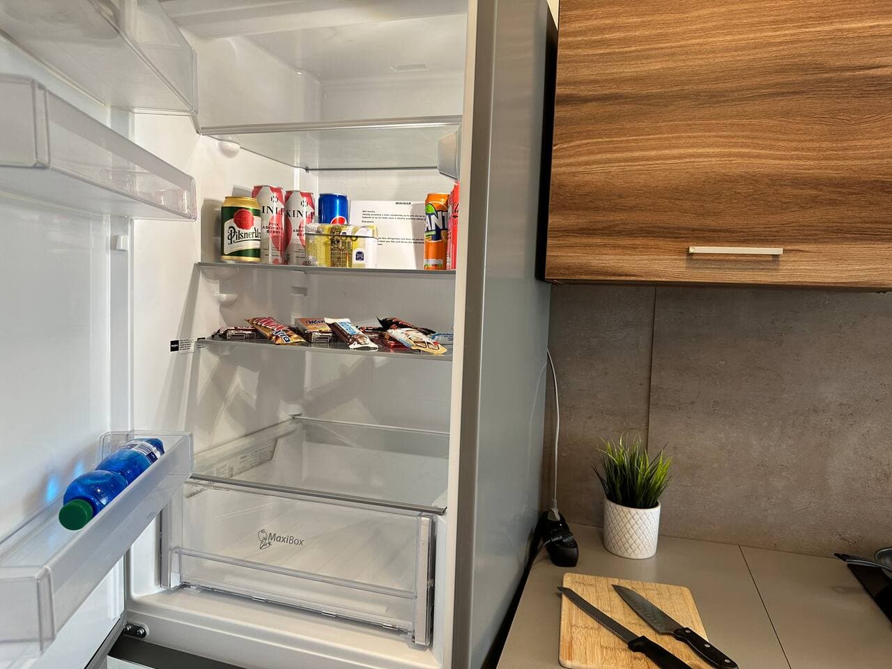 Self check-in, Danube bank, free parking